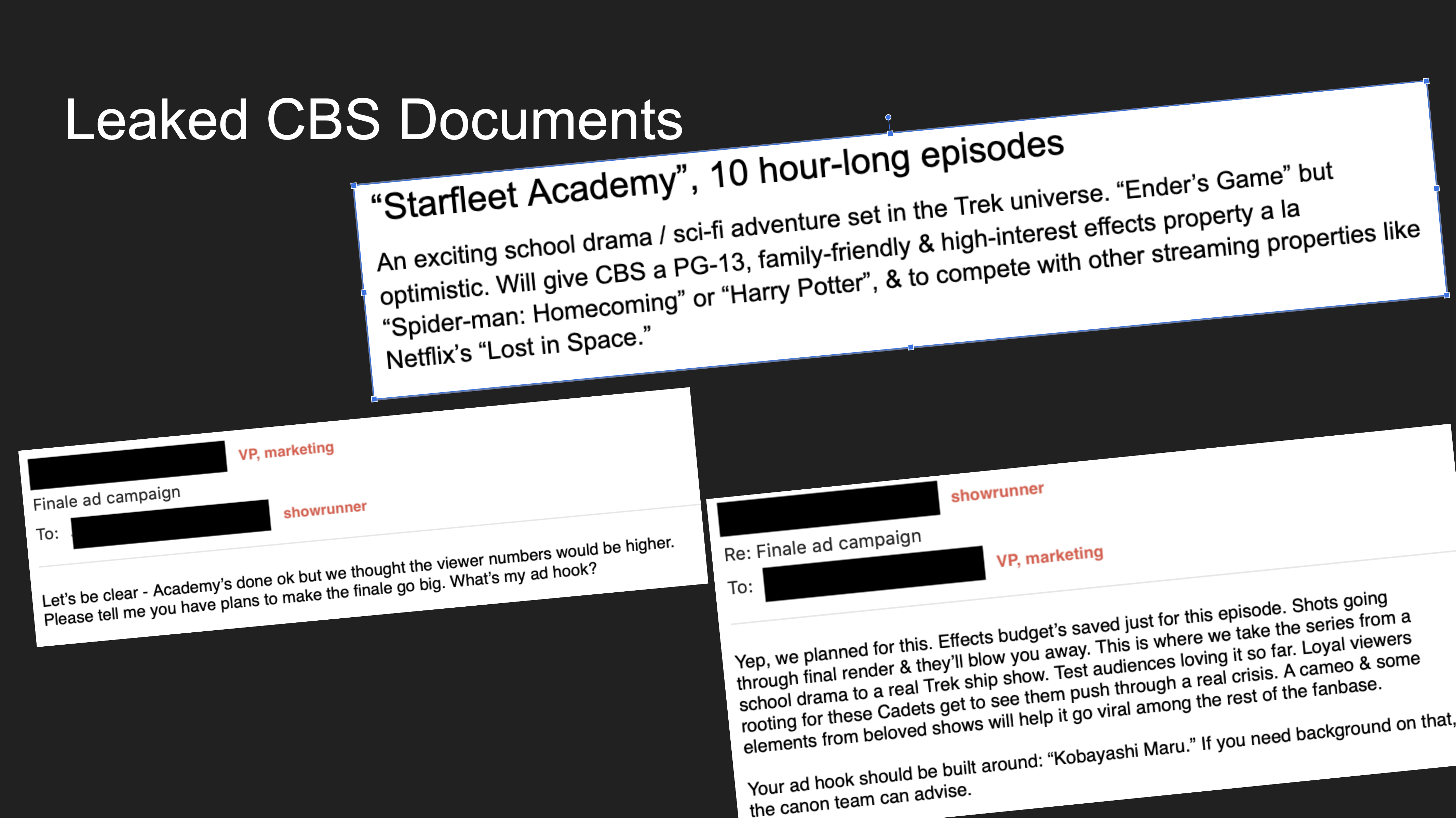 Leaked CBS Emails